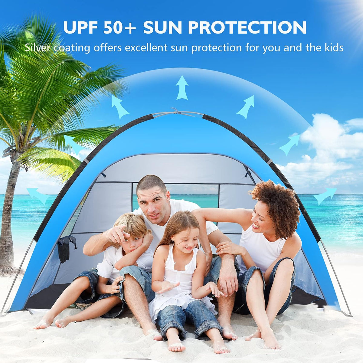 Beach Tent UPF 50+ Sun Shelter Q772