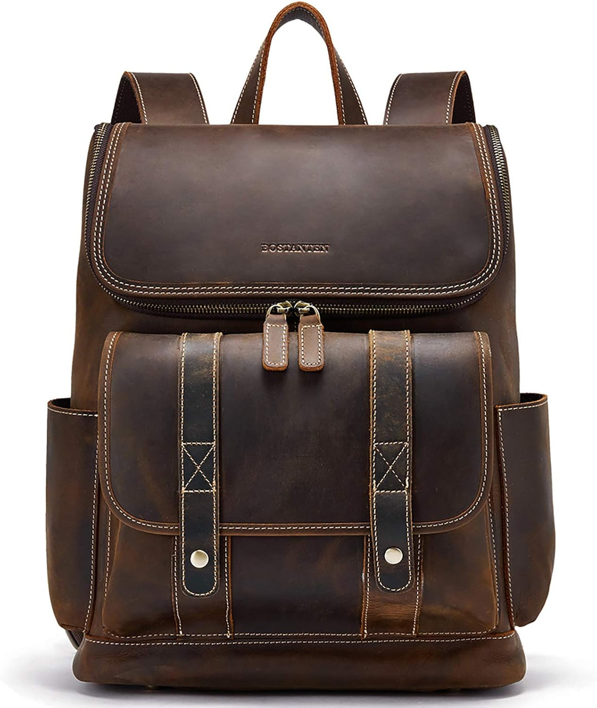 Leather Laptop Backpack E2503