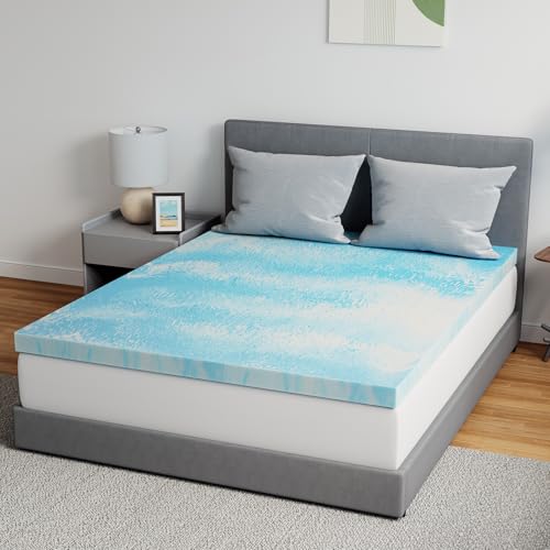 3 Inch Cooling Gel Memory Foam Mattress Topper Queen T75278