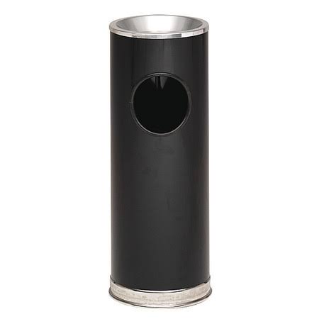 Black 9 Gal Waste Receptacle U7522