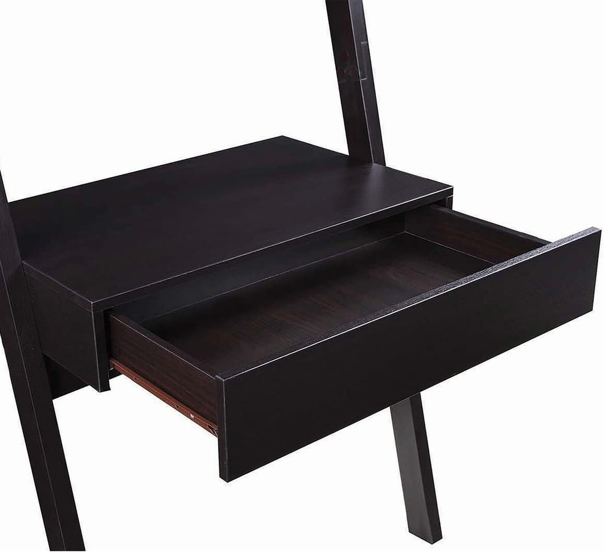 Brown Wall Leaning Ladder Writing Desk U72326