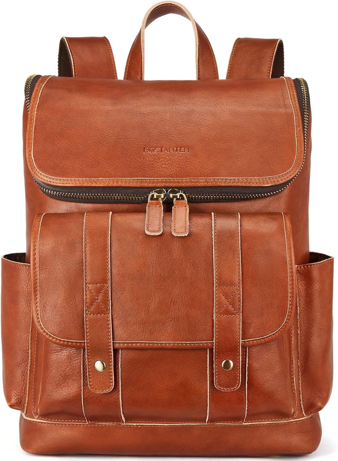 Leather Laptop Backpack E2503