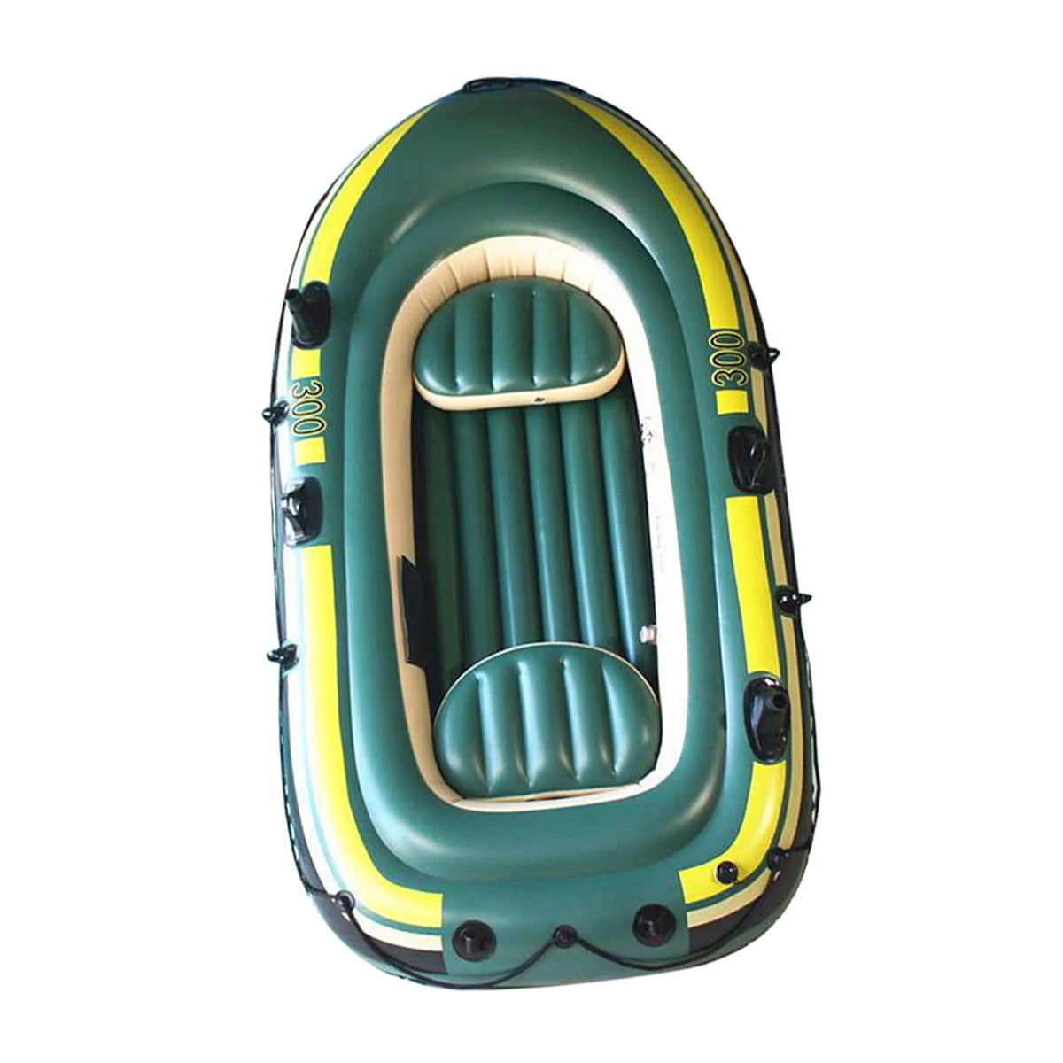 Green Pvc Three Person Inflatable Fishing Boat Z683040