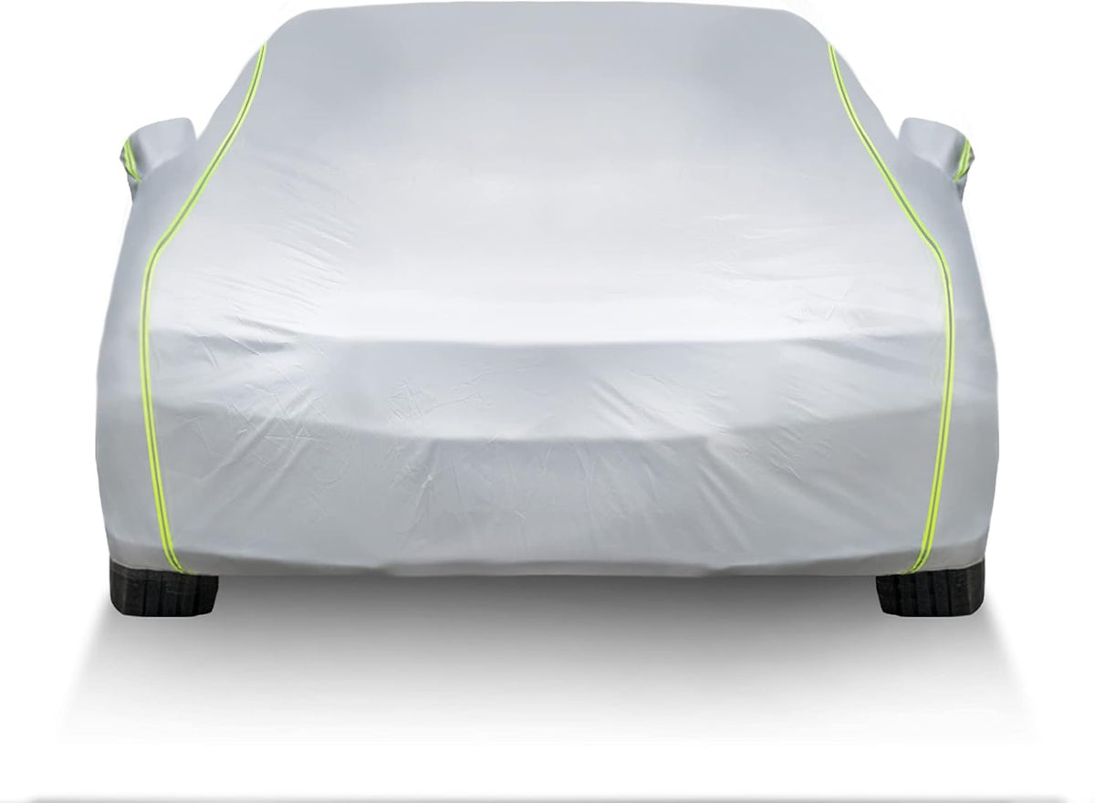 Waterproof All Weather Full Exterior Car Cover with Zipper U166555