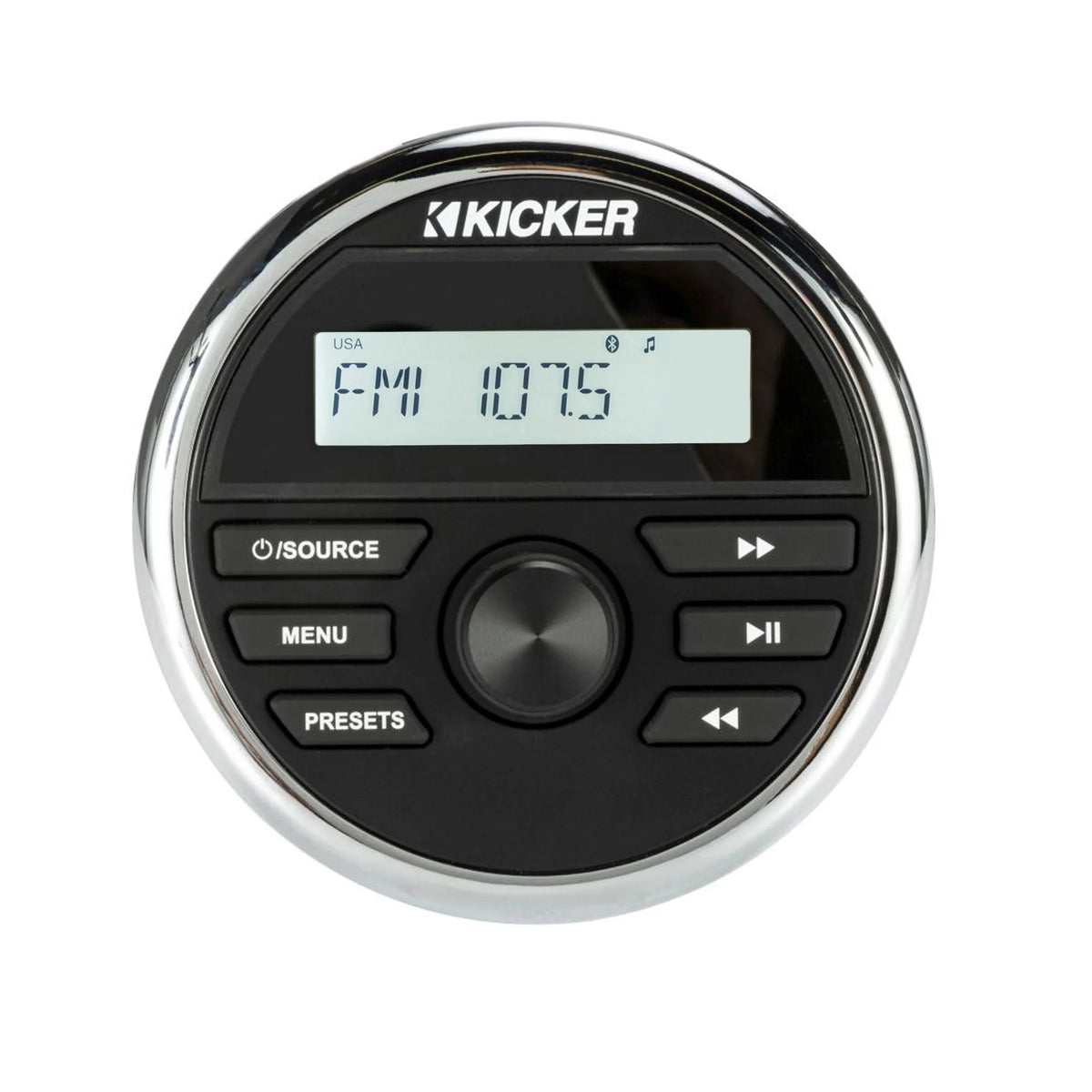 Waterproof Marine Radio with Dash Kit - White V7639