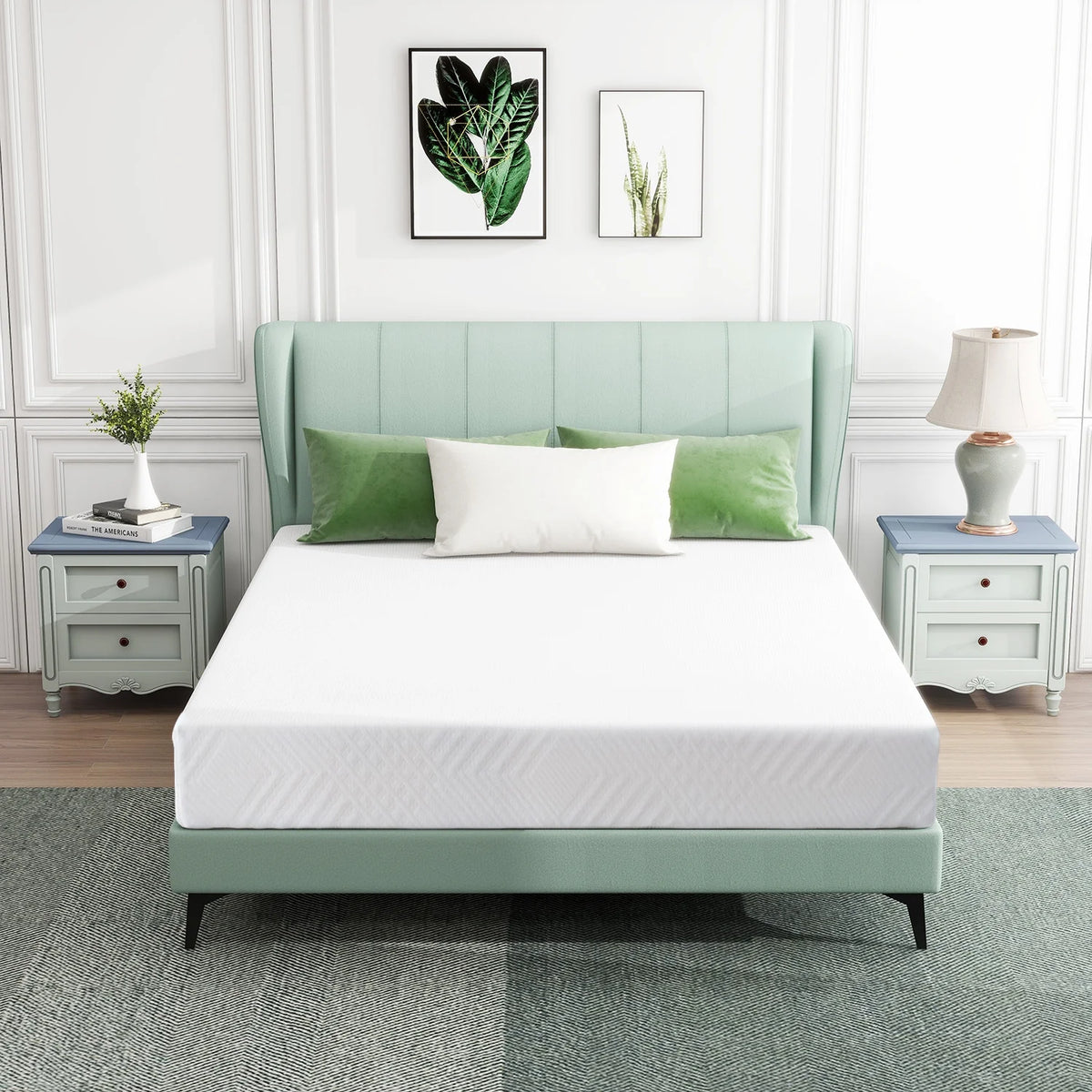 Queen Cooling Gel Memory Foam Medium Firm Mattress S473