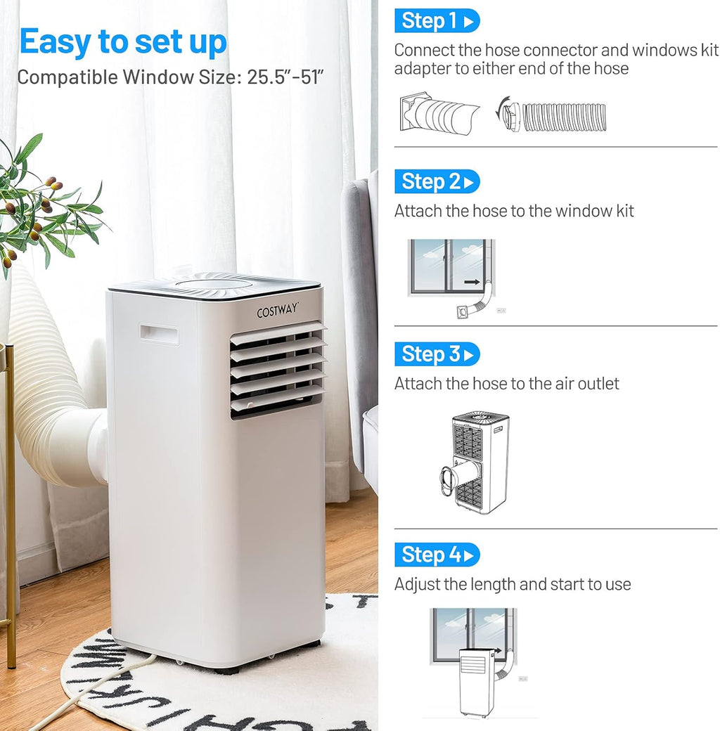 Portable Air Conditioner 10000BTU (SACC 7000 BTU) with Remote Control Z584