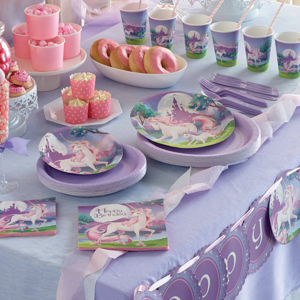 Unicorn Fantasy Favor Bags, 8 pk N268450