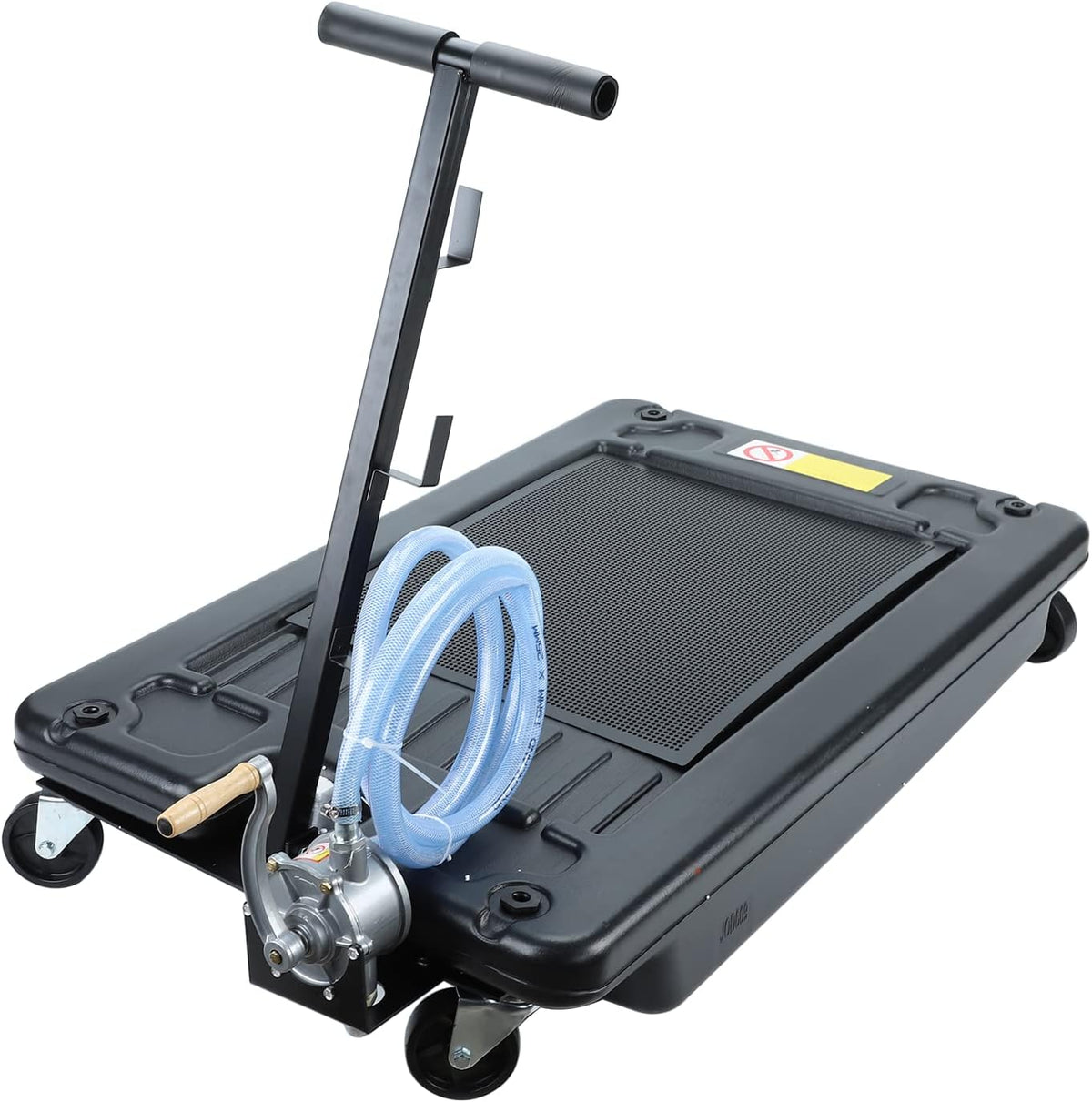 17 Gallon Low Profile Oil Drain Pan with Pump 8' Hose G911474