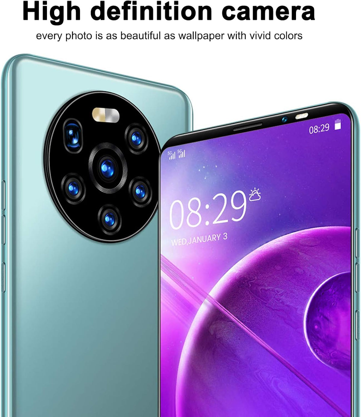 Unlocked Smartphone 5.45" HD Full Screen Dual Card Slot Pack of 2 P19926