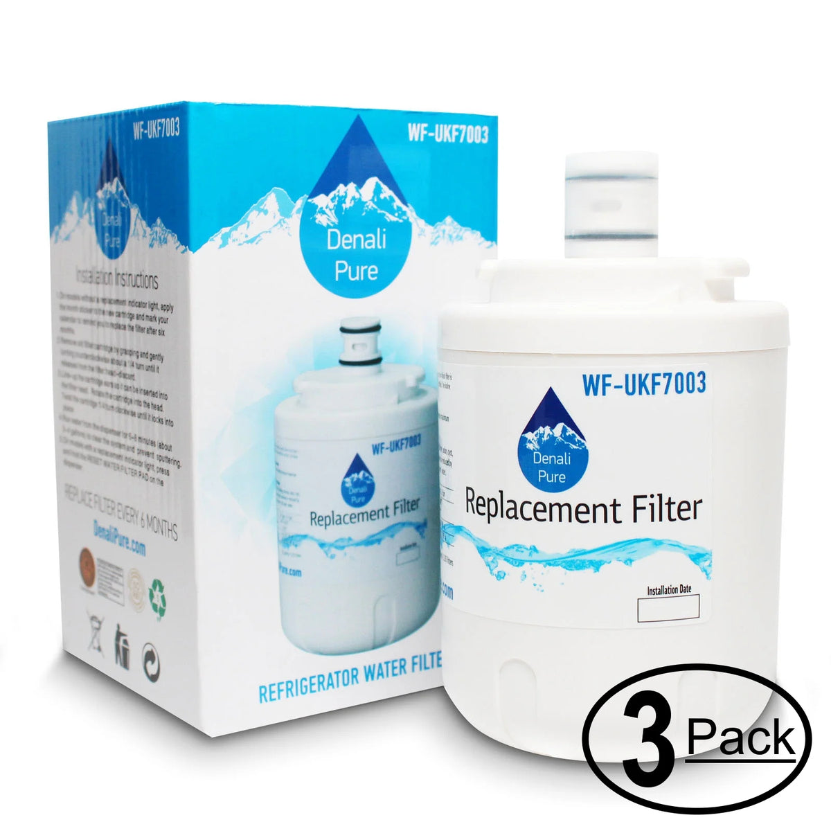 3-Pack Refrigerator Water Filter F82030