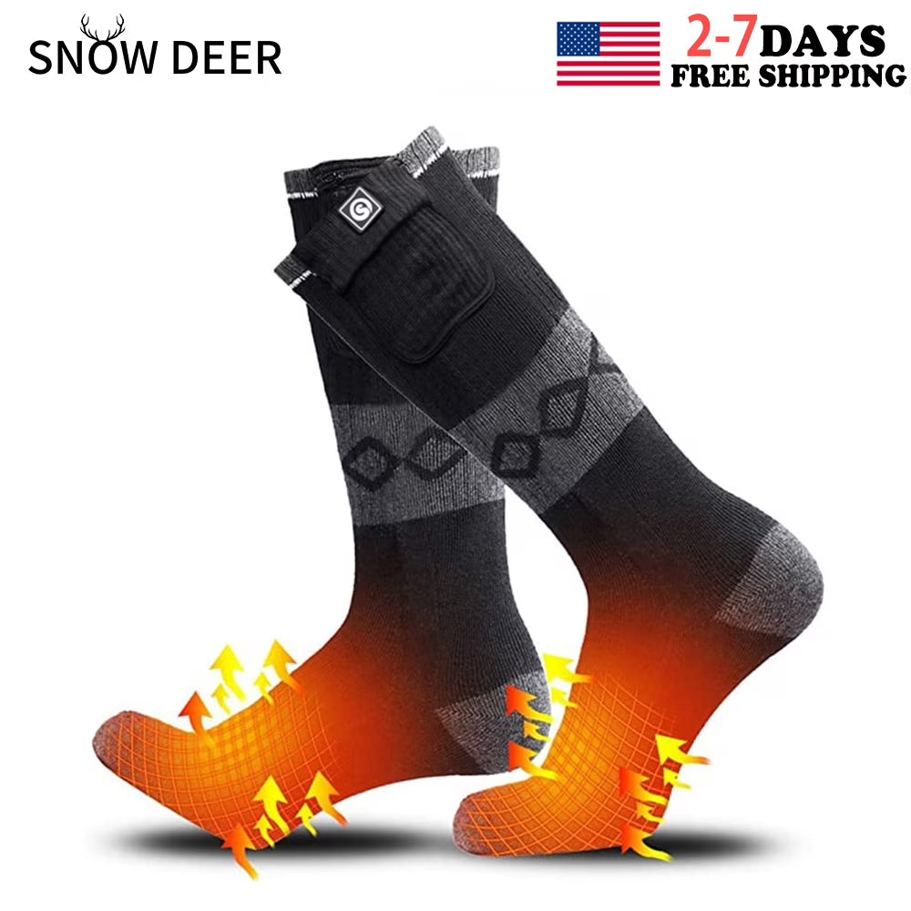 Heated Socks with Rechargeable Battery D4010