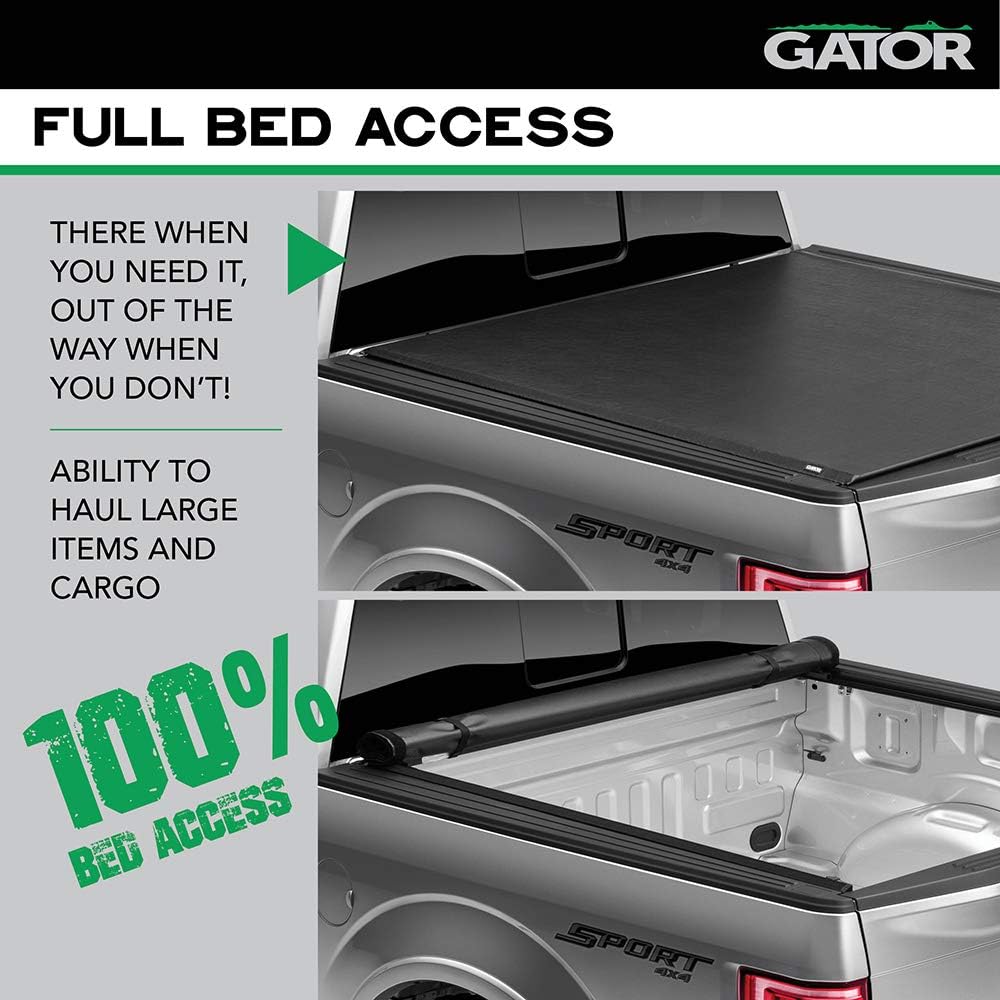 Soft Roll Up Truck Bed Tonneau Cover R3624