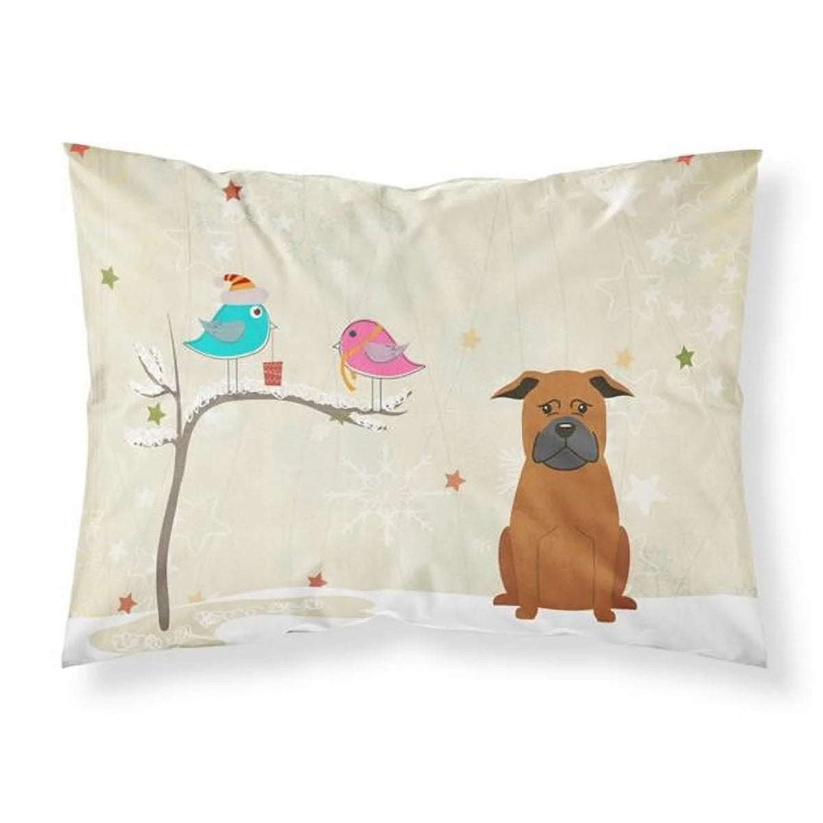 Chinese Chongqing Dog Fabric Standard Pillowcase C51762