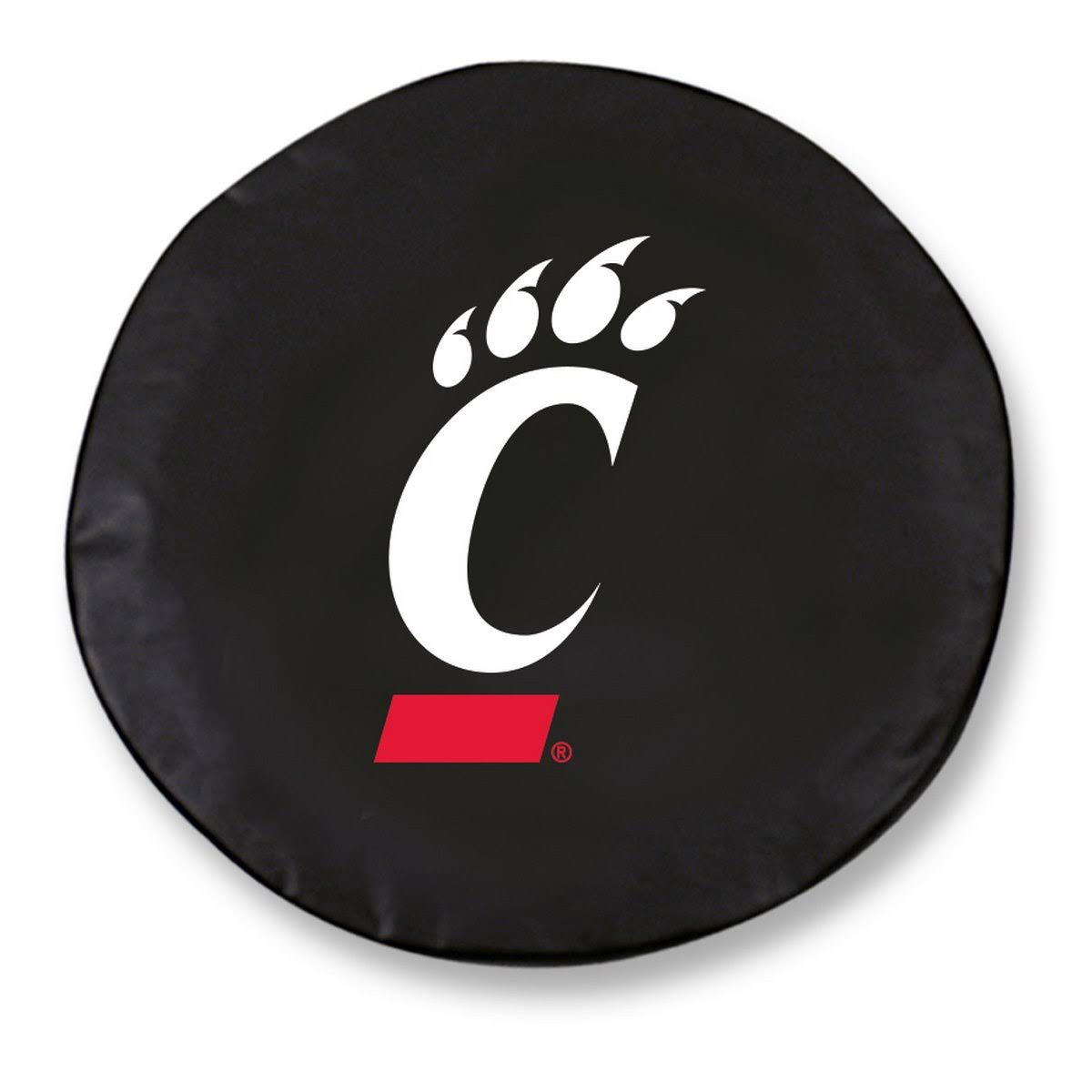 Black Vinyl Fitted Spare Car Tire Cover N298
