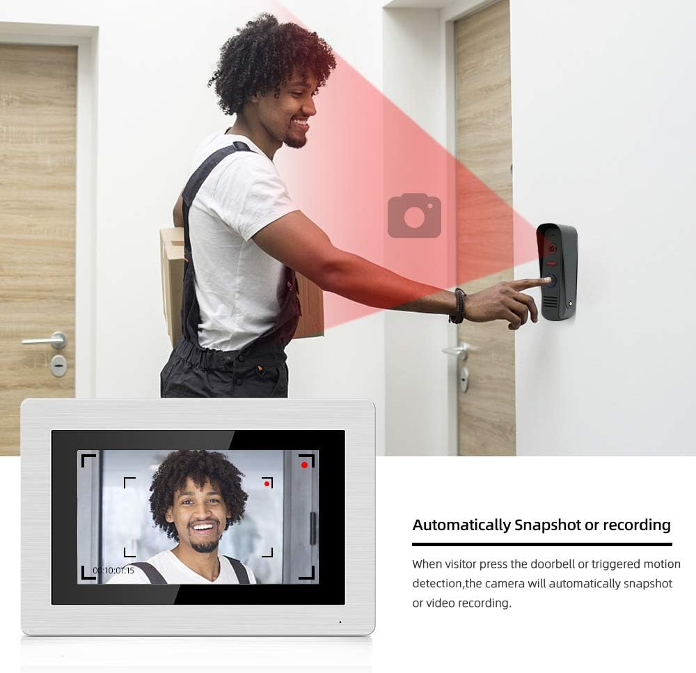Wired Video Doorbell Intercom System with Camera K25933