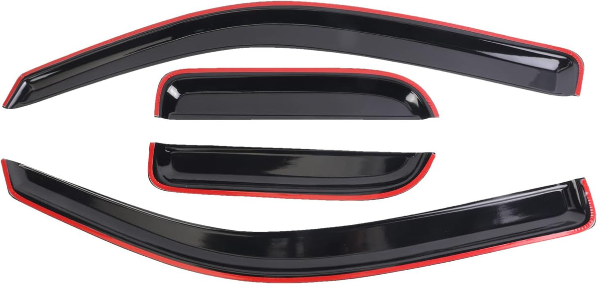 Window Vent Visors Deflectors Rain Guards 4 Piece Set R8609