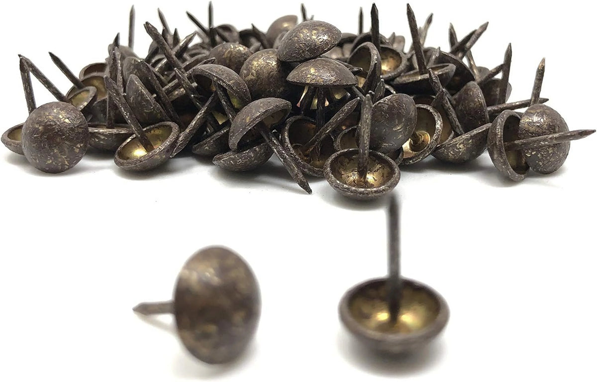 7/16" Diameter Upholstery Tacks 100 Pack V1259