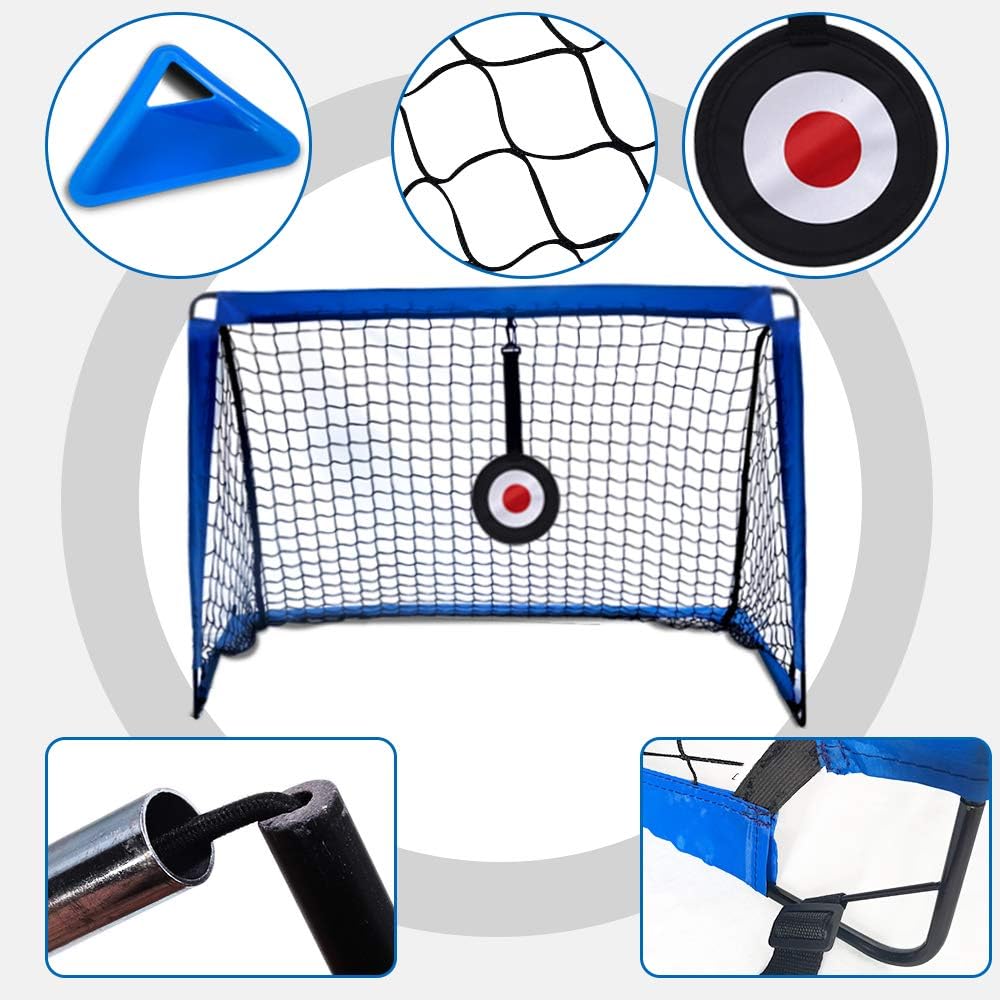 Set of 2 Pop Up Soccer Goals with Carrying Case Y885