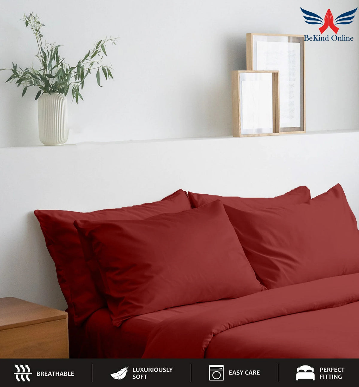 100% Egyptian Cotton 6 Pc Full-XL Sheet Set Y4776