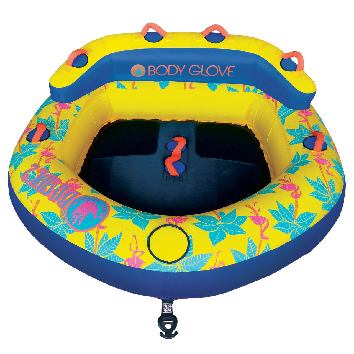 Yellow 2 Person Inflatable Towable Tube O147057