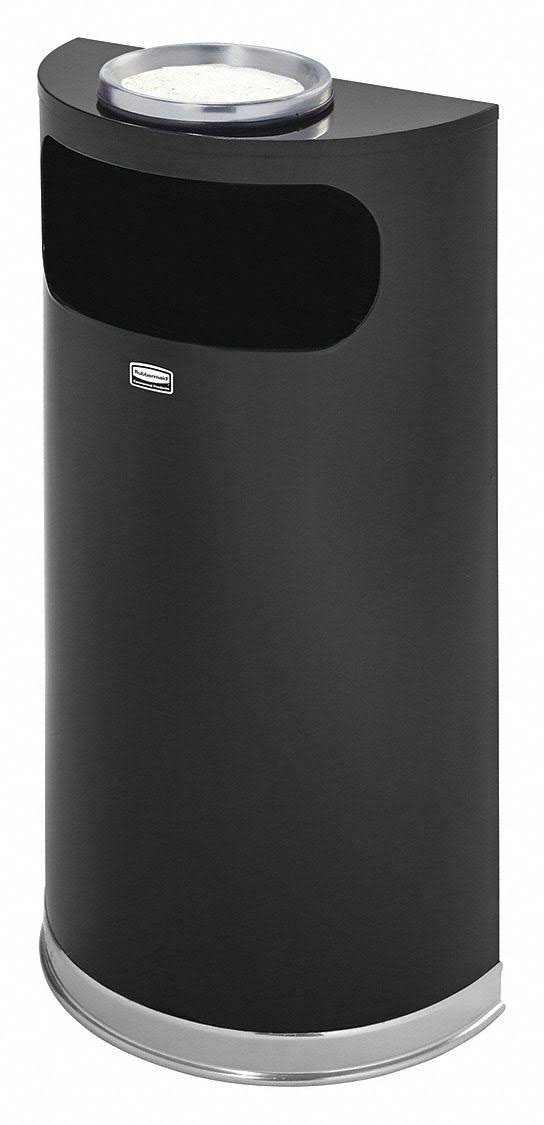 Black 9 Gal Waste Receptacle U7522