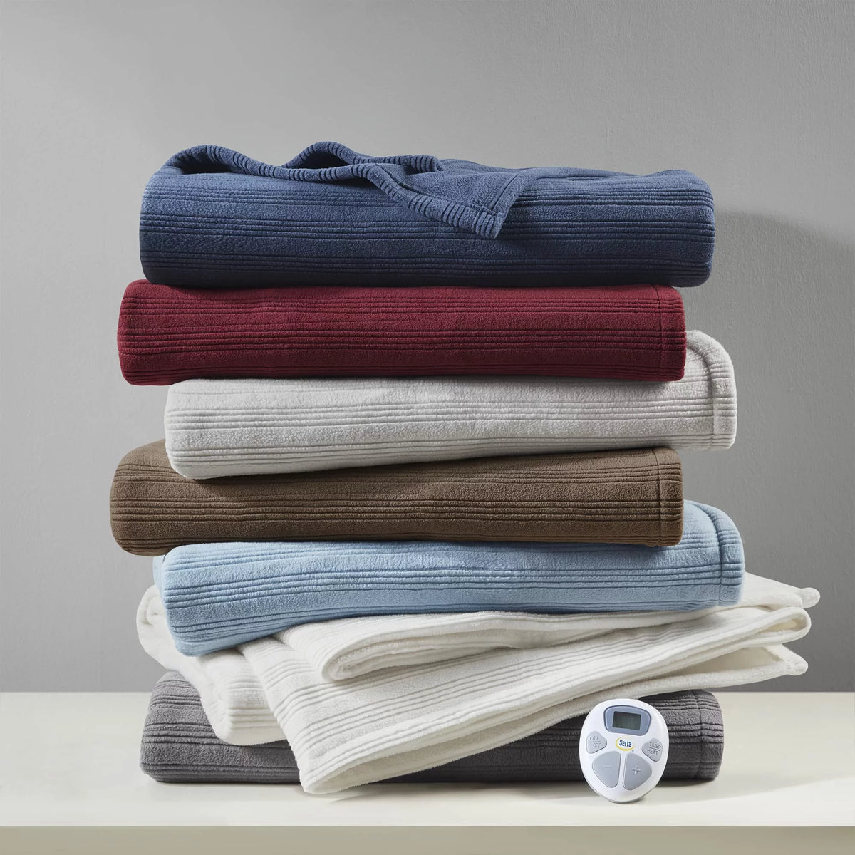 Berry Red Queen Electric Fleece Heated Blanket M7725