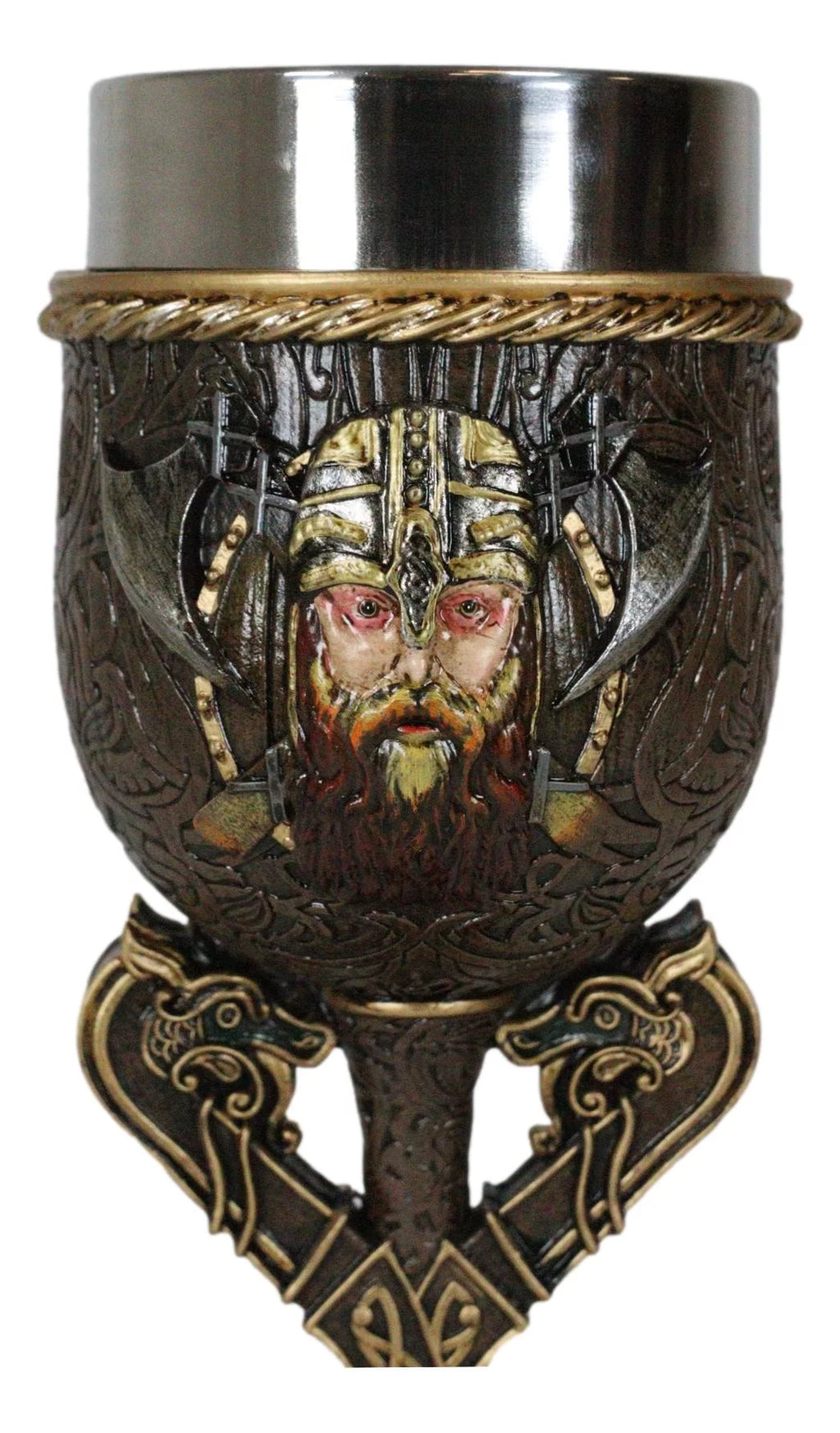 Wine Goblet Chalice With Dragon Stem Y457065