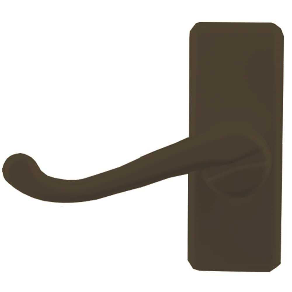 Brown Aluminum Hinged Screen Door H6994