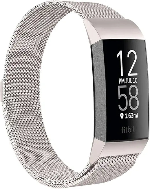 Stainless Steel Mesh Band Replacement for Fitbit Charge 3 and Charge 4 P3227