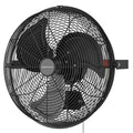 Black 3-Speed Wall Mount Fan X88236