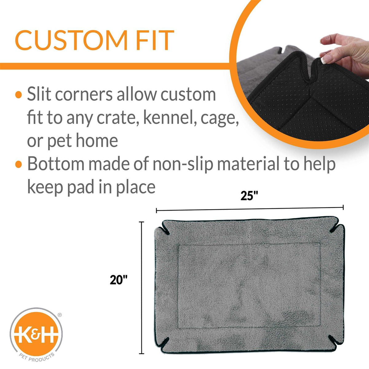 Memory Foam Crate Pad K846
