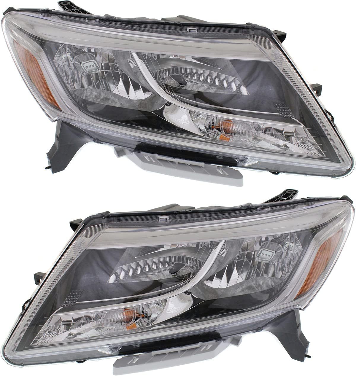 Headlight Assembly Set of 2 Halogen L40315
