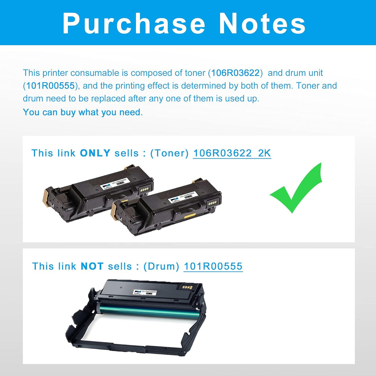Compatible Toner Cartridge Replacement 2-Pack Black B93349