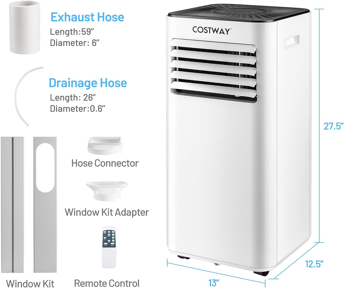 Portable Air Conditioner 10000BTU (SACC 7000 BTU) with Remote Control Z584