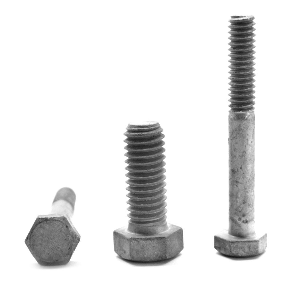 5/8x22-11 x 5x22 (PT) Coarse Thread Grade 5 Hex Cap Screw Medium Carbon Steel Hot Dip Galvanized U39441