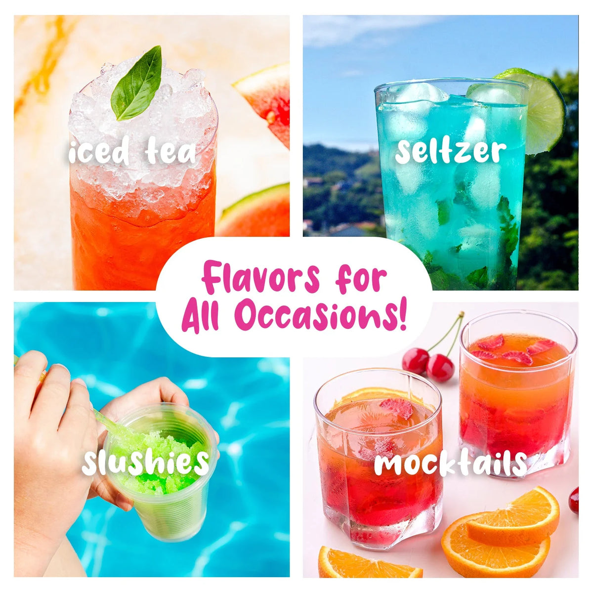 White Shaved Ice Machine Party Package with 3 Syrups and Supplies I29405