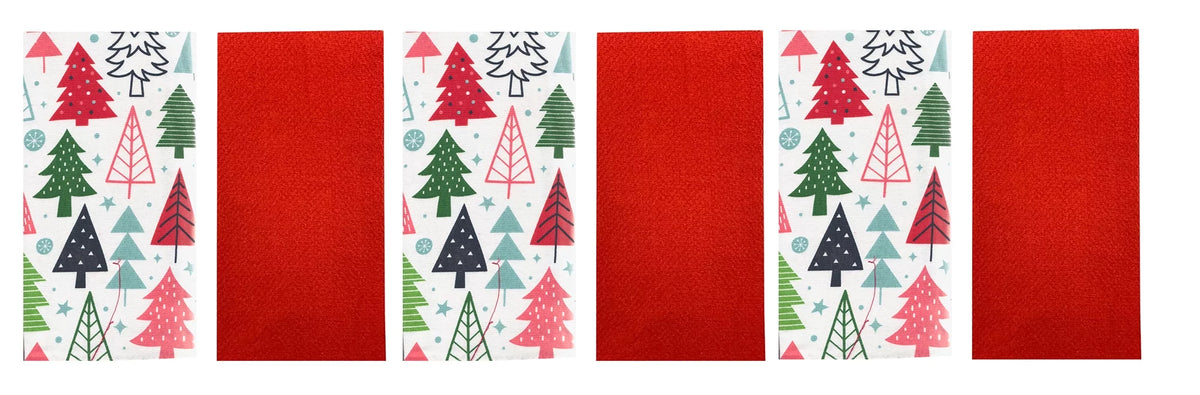 Cotton Kitchen Dish Towels 6 Pack Set Q486955