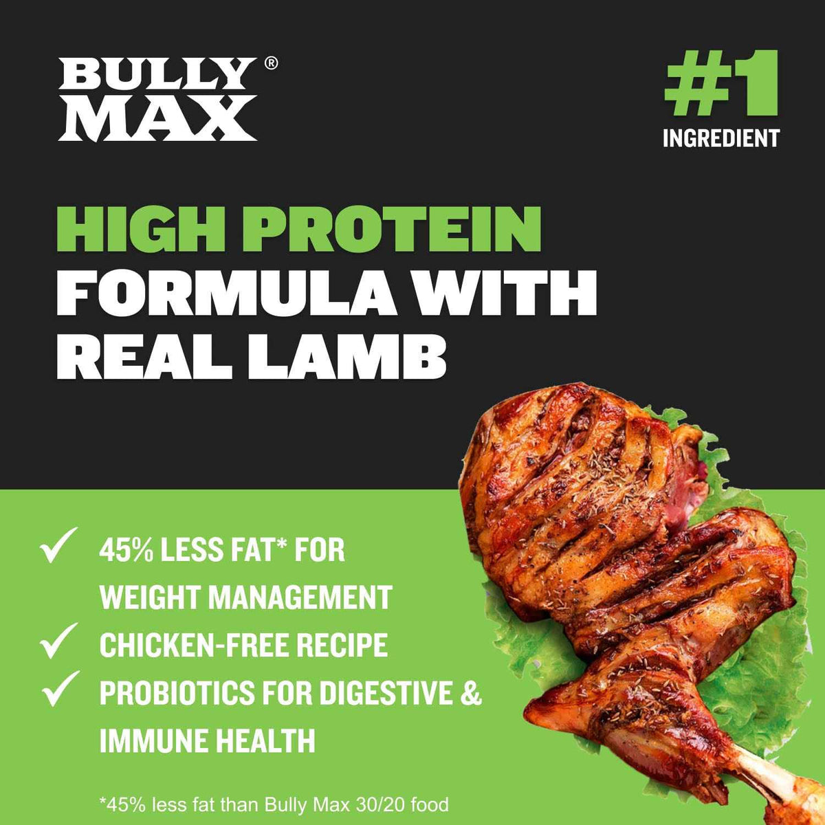 High Protein Low Fat Chicken-Free Lamb Flavor Dog Food Q89082