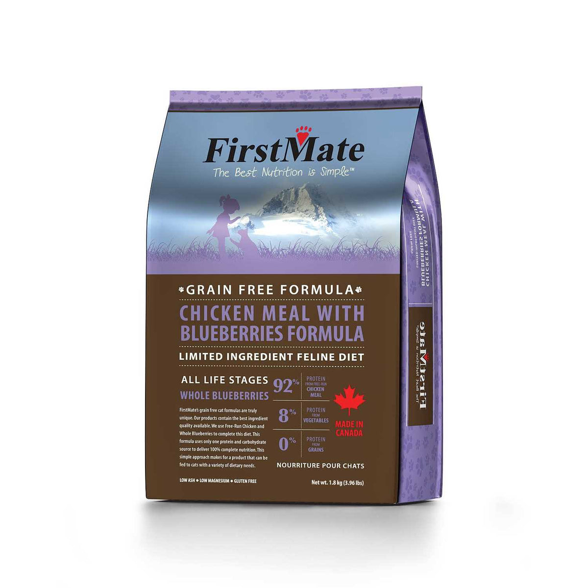 Free Duck Blueberries Cat Food Y788035