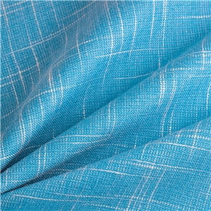 Lake Blue Striped Polyester Blend Throw Pillow, 2 Count R48804