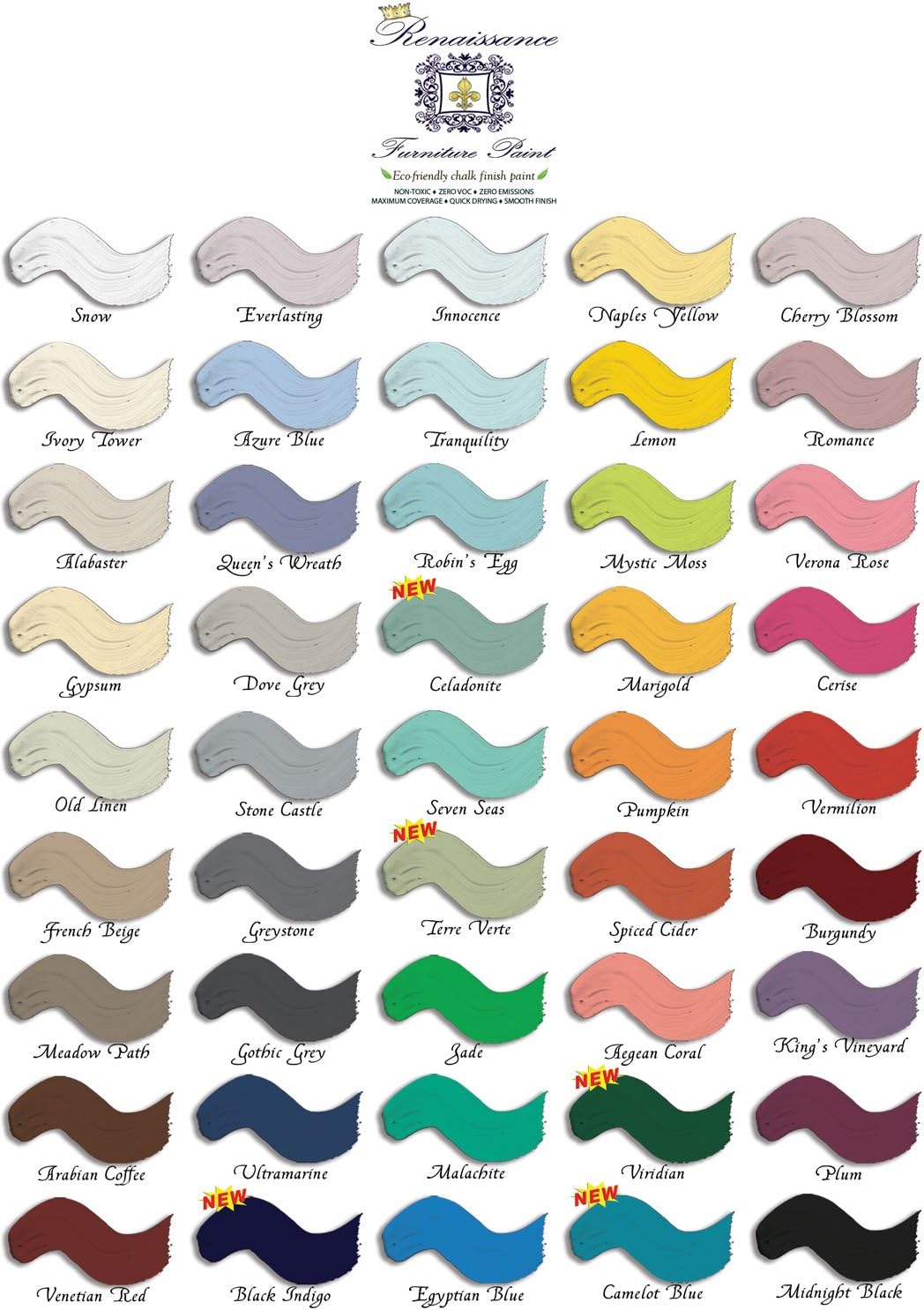 32 Fl Oz Chalk Furniture Paint, Viridian S3212
