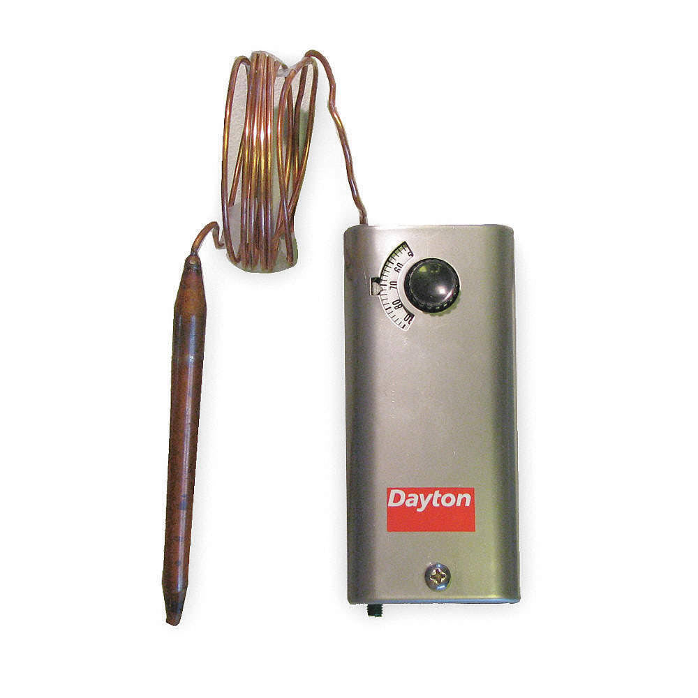 Line Volt Mechanical Tstat, Close on Rise, Spst, 24 to 600VAC T70471