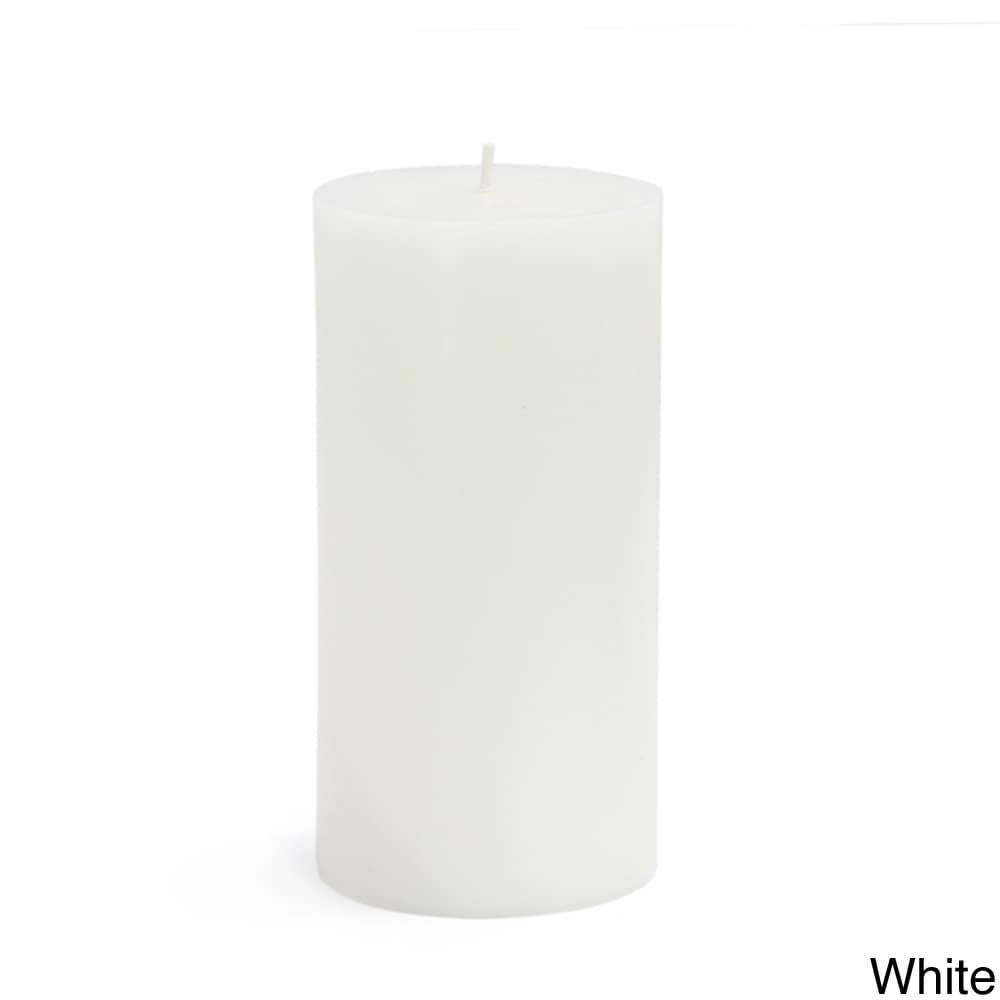 3x6 inch Citronella Pillar Candles Case of 12 White L29617