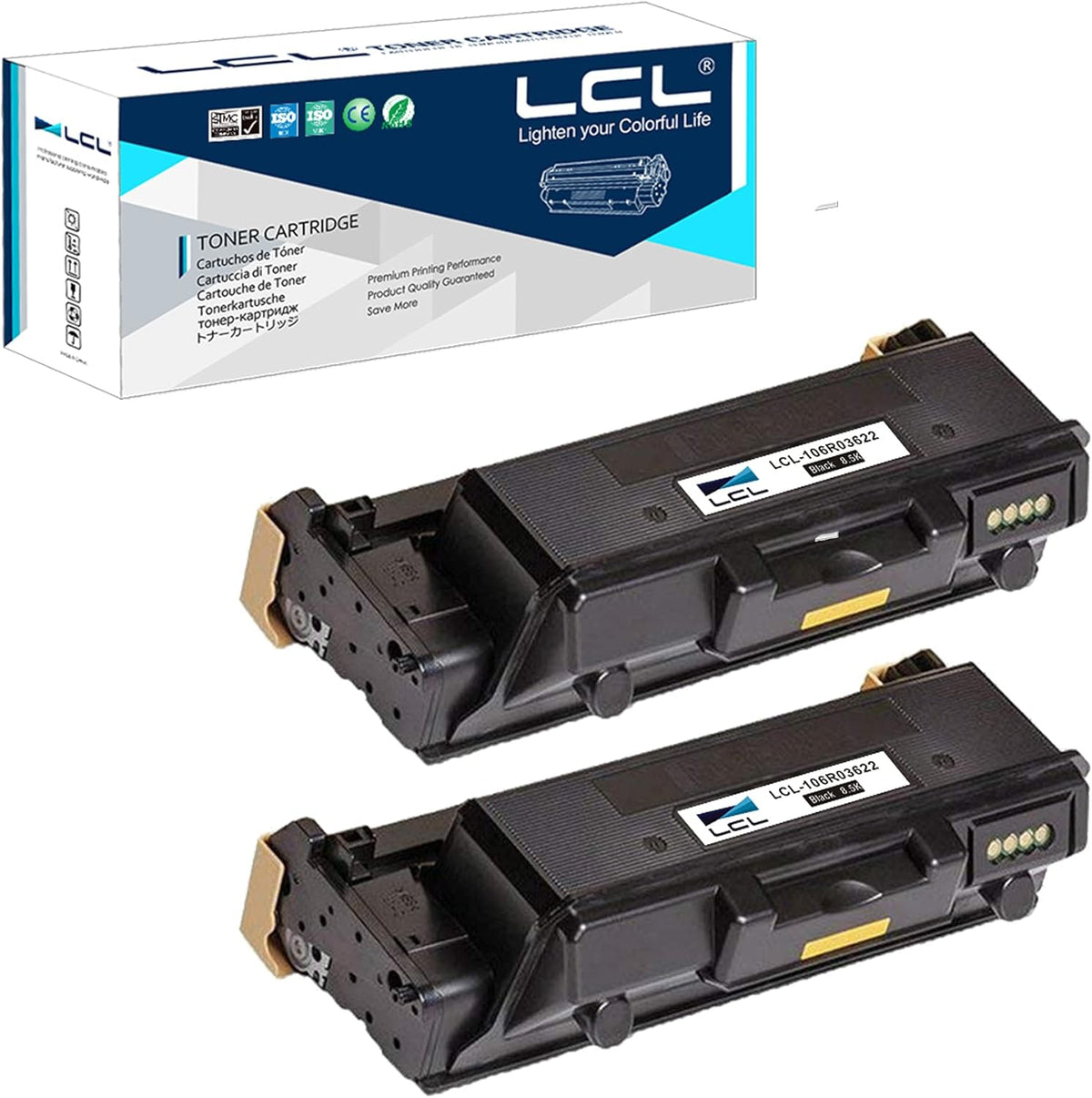Compatible Toner Cartridge Replacement 2-Pack Black B93349