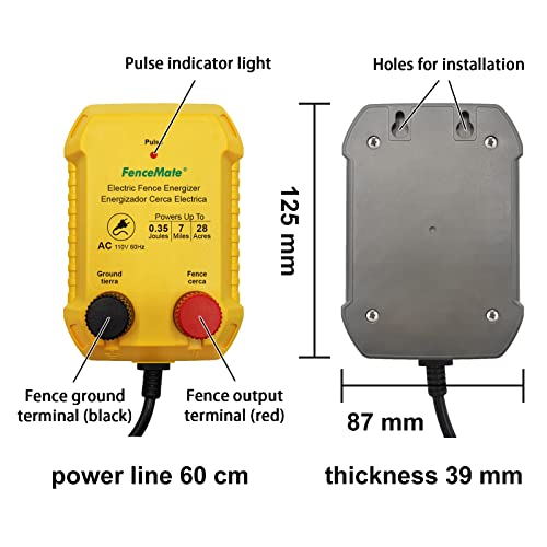 AC Powered Electric Fence Charger 0.15J 4 kV L797