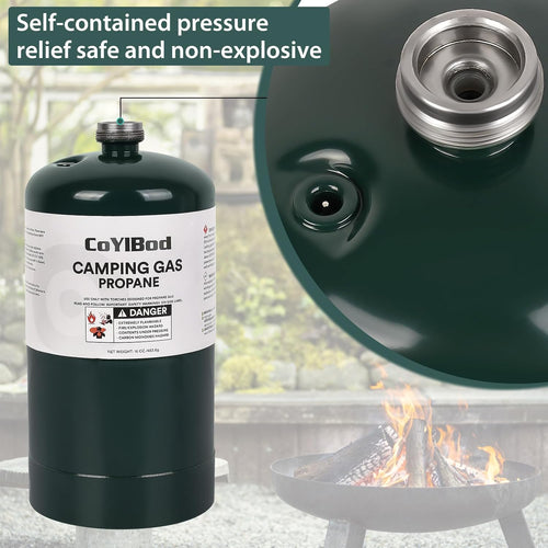 1LB 16 oz Propane Cylinder Tank D7243