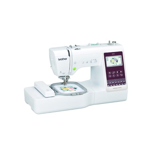 Computerized Sewing and Embroidery Machine with 4 x 4-inch Embroidery Area F1155