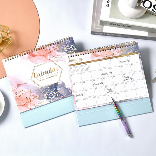 18 Months Standing Flip Desk Calendar P14880