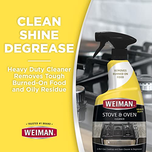 2 Pack 24 Oz Stove and Oven Cleaner with MicroFiber Towel B88364
